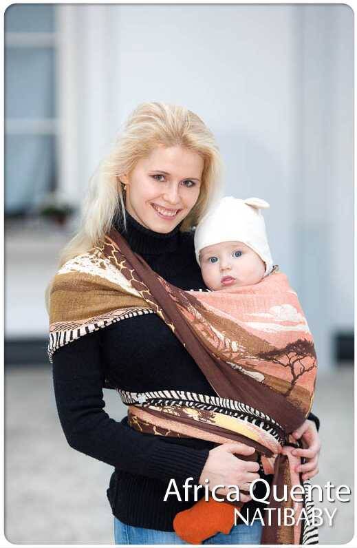 African baby cheap wrap front