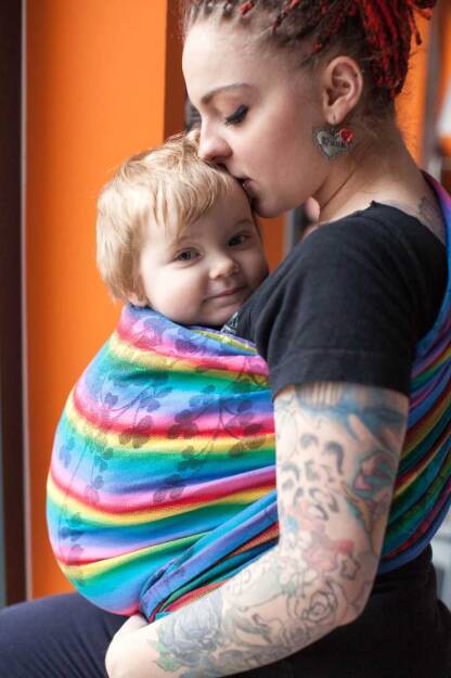 rainbow baby sling