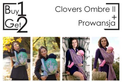 Buy1Get2  Clovers Ombre II 5.2 + Prowansja RING L