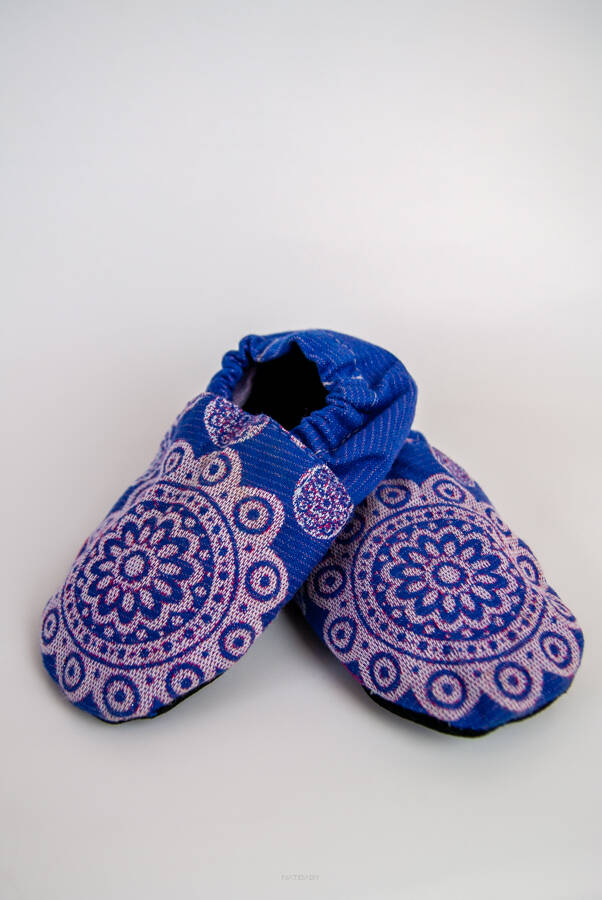 Purple bandana outlet slippers